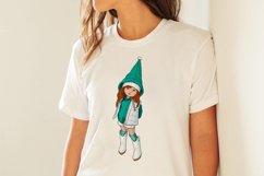 Winter time png, winter dolls png, sublimation Product Image 4
