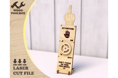 Adult content 18 - Humorous Laser Cut Sign SVG Product Image 1