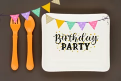 Cute unicorns birthday. Clipart JPG, PNG. Product Image 6