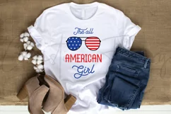 The All American Girl 4th of July Sublimation Product Image 3