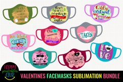 Pandemic Valentines Face Masks Sublimation Bundle- Valentine Product Image 1