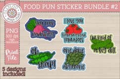 Food Pun Sticker Bundle #2 | Funny Pun Stickers Bundle Product Image 1