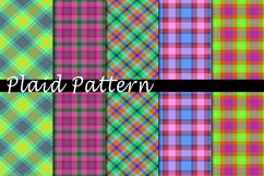 Plaid Pattern Digital Paper Bundle Product Image 1