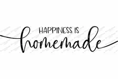 Kitchen - Happiness Is Homemade - Farmhouse Sign SVG PNG JPG Product Image 2