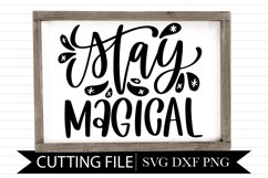 Stay Magical - Hand Lettered SVG Product Image 1