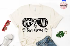 Good times and tan lines - Summer SVG EPS DXF PNG Cut File Product Image 2
