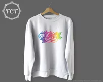 Roses Bouquet SVG border flowers decor t-shirt Cricut cut Product Image 3