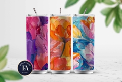 Acrylic floral pattern | Abstract floral pattern Product Image 2