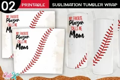 Baseball 20 Oz. Skinny Tumbler for Mother's Day Product Image 2