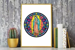 Our Lady of Guadalupe Print, Virgin Mary Print, Catholic jpg Product Image 1