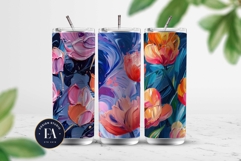 Acrylic floral pattern | Abstract floral pattern Product Image 2