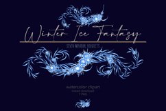 Watercolor Christmas clipart Winter sublimation patterns PNG Product Image 1