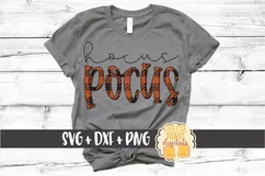 Hocus Pocus - Buffalo Plaid Halloween SVG PNG DXF Cut Files Product Image 1
