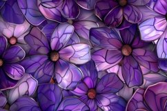 Elegant Purple Floral Background Wallpaper Product Image 1