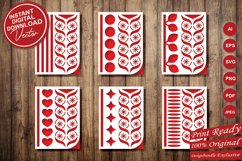 Papercut Decorative Cards Cover Set with Hearts, Leaf, Lines Product Image 5