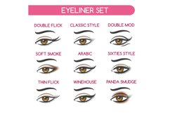 Woman eyes makeup set Product Image 1