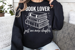 Book Lover PNG Just One More Chapter Reading Product Image 3