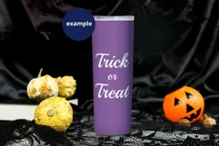 Halloween 20oz Skinny tumbler mockup, Fall Tumbler mockup Product Image 4