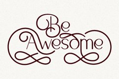 Be Awesome Lettering Quotes Product Image 1