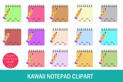 Kawaii Notepad Clipart I To Do List Reminder Product Image 1