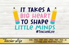 Teacher Life SVG PNG EPS DXF Files for Cutting and Printing Product Image 2