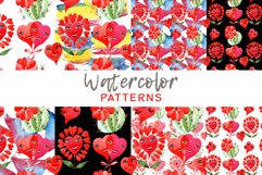 valentine's,hearts Watercolor png Product Image 4