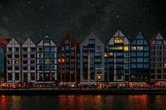Ancient houses and canal. European architecture Product Image 1