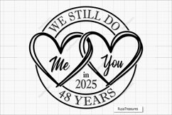 48th Anniversary Svg