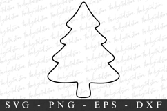 Christmas Tree SVG | SVG Cut files | Cricut Product Image 1