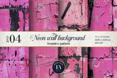 Pink Peeling Paint Texture | Distressed Wall Background Product Image 1