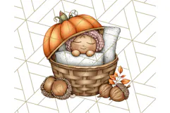 Fall Fairy House Clipart PNG, Autumn Homes and Decor Product Image 5