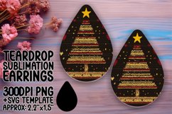 Gorgeous Teardrop Design for Sublimation , Holiday Product Image 1