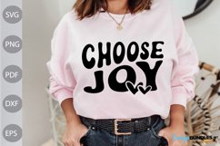 Choose Joy - Funny Quote For Tshirt SVG Cut File Product Image 1