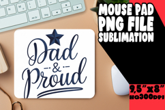 Blissful Mouse Pad Sublimation Ideas, Father's Day Product Image 1