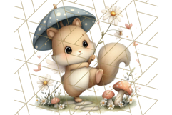 Forest Fairy Garden Creatures PNG, Whimsical Woodland Art Product Image 5