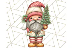 Scandinavian Christmas Gnomes Clipart PNG, Cute Gnome Png Product Image 5
