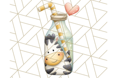 Cute Safari Animal Clipart PNG for Kids, African Wildlife Product Image 5
