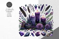 Halloween clipart, Candles clipart, Autumn clipart Product Image 1