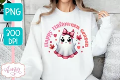 Pink Halloween sublimation PNG | Happy Halloween season PNG Product Image 3