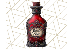 Gothic Christmas Clipart Dark Holiday PNG, Dark Christmas Product Image 5