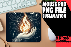Unique Desk Mat Sublimation PNG, Mystic Product Image 1