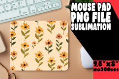Boho Chic Springtime Mouse Pad Blossom Design PNG Product Image 1