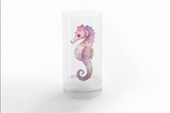 Cute Sea Horse Marine Animal PNG Summer Aquatic Ocean Product Image 3