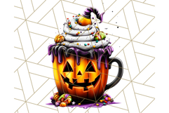 Spooky Café Cuties Halloween PNG Clipart, Holiday Elements Product Image 5