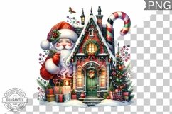 Christmas Santa Sublimation - Clipart PNG Design Product Image 1