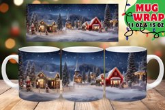 XMAS WINTER BLISS Sublimation 11oz 15oz Product Image 1