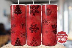 Christmas Red Tumbler | Christmas Tumbler Wrap Product Image 1