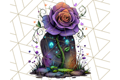 Enchanted Graveyard Halloween PNG Clipart Product Image 5