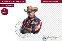 4th of July PNG independence day Patriotic Americana clipart Product Image 1