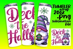 GREAT GIFT 20oz Tumbler Wrap , Gnomes Product Image 1